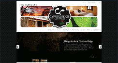 Desktop Screenshot of cypressridgecottages.com.au
